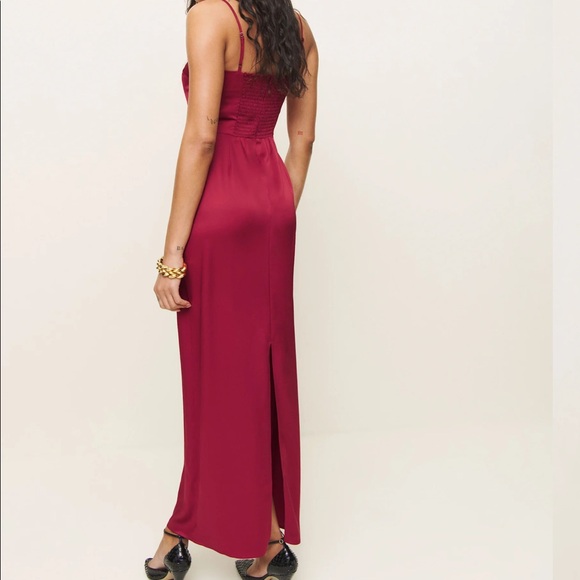 “💖Sale” Frankie Satin Dress — Rubies - Picture 3 of 8